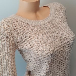 NWT Ultra Flirt Open Knit Hi-Lo Sweater XS